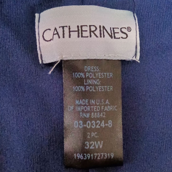 Catherines Navy Chiffon Strappy Embellished Beaded Maxi Dress Size 32W - Picture 4 of 5